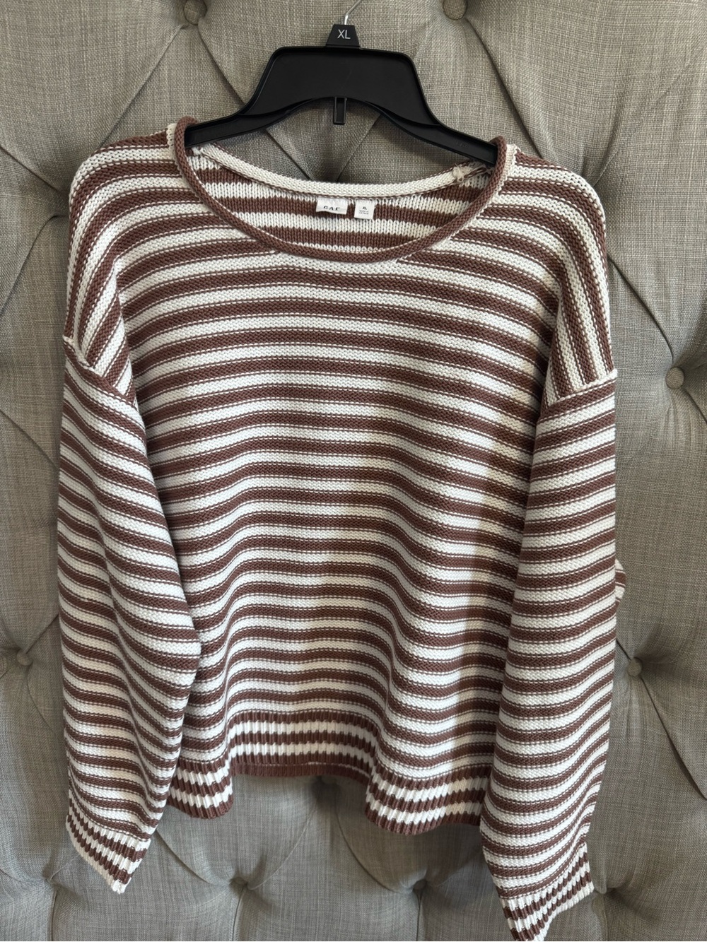 GAP Striped Crewneck Sweater